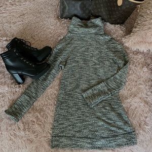 Super cute and cozy sweater dress!